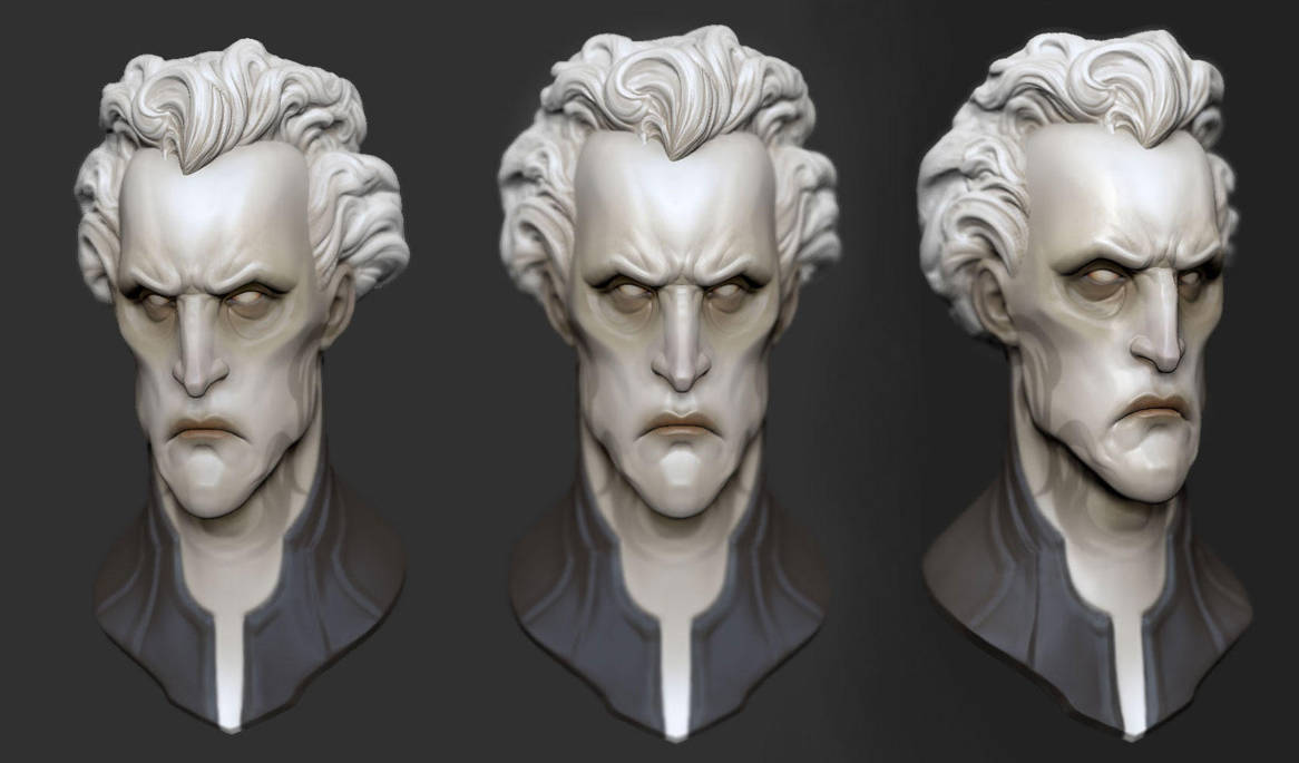 pale head study by GrayGinther