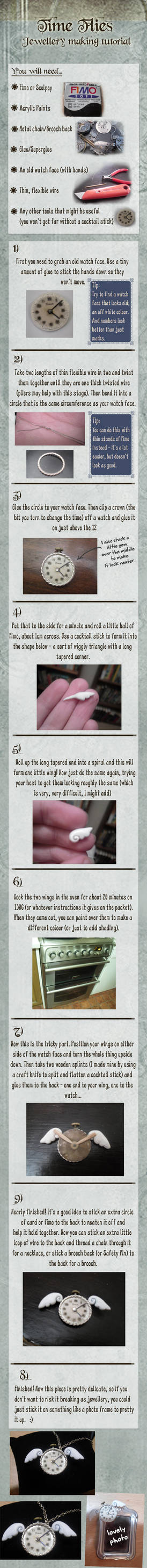 Time Flies jewellery tutorial by aliceazzo