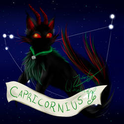 Zodiac GhostCat - CAPRICORNIUS GhostCat by QuantenZiel