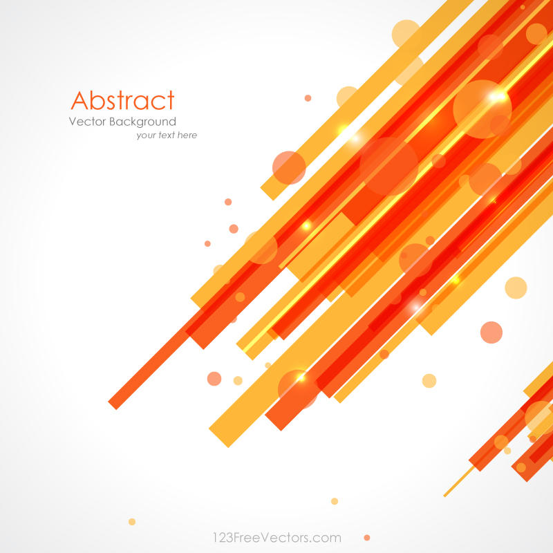 Orange Yellow Lines Background Vector by 123freevectors