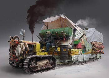 Snow tractor by 5ofnovember
