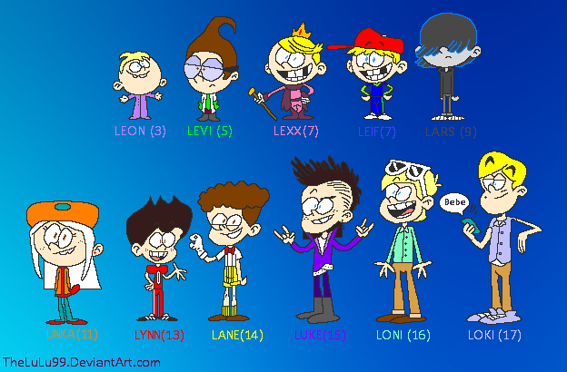 The Loud House Genderbent Siblings MY VERSION by TheLuLu99 on DeviantArt