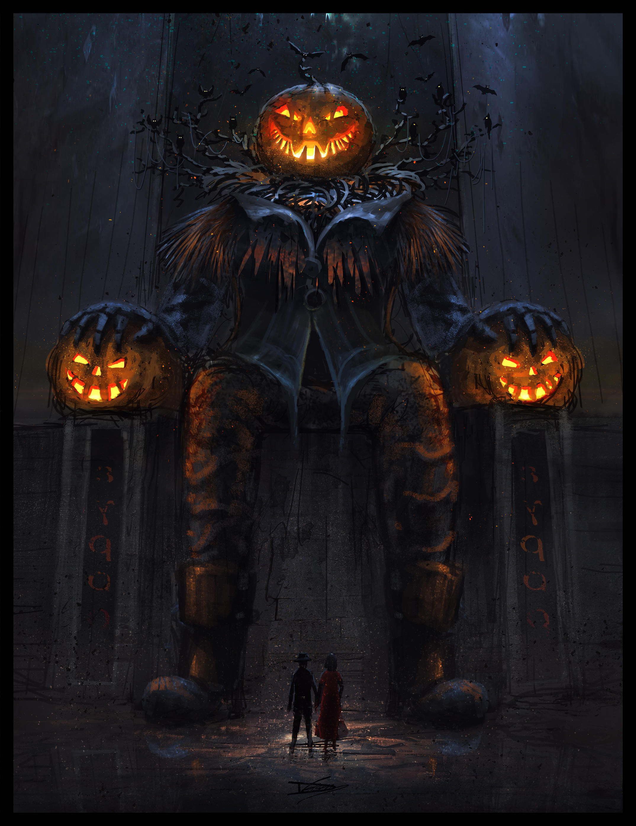 Pumpking by Dominique van Velsen : r/ImaginaryHorrors