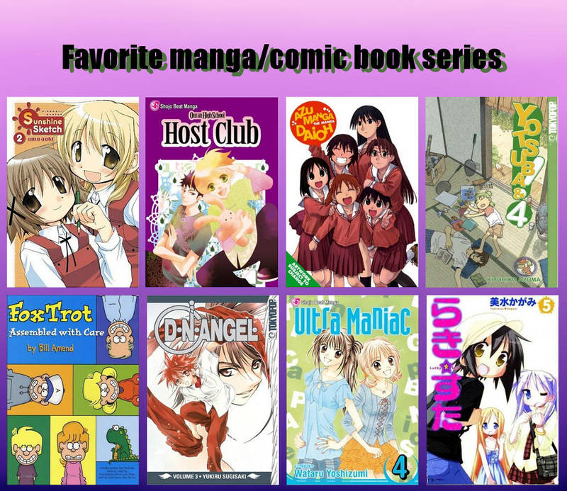Favorite Manga+Comics Meme by aisemicr