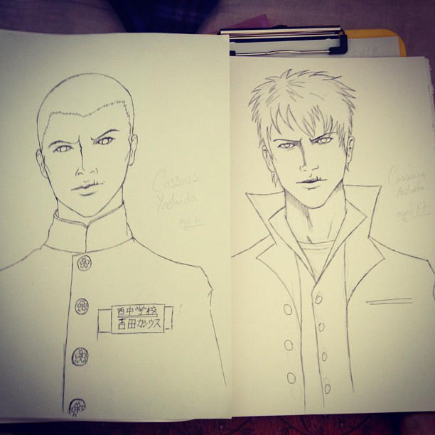 Cassius from Junior High to Senior High by Em-j-akahana