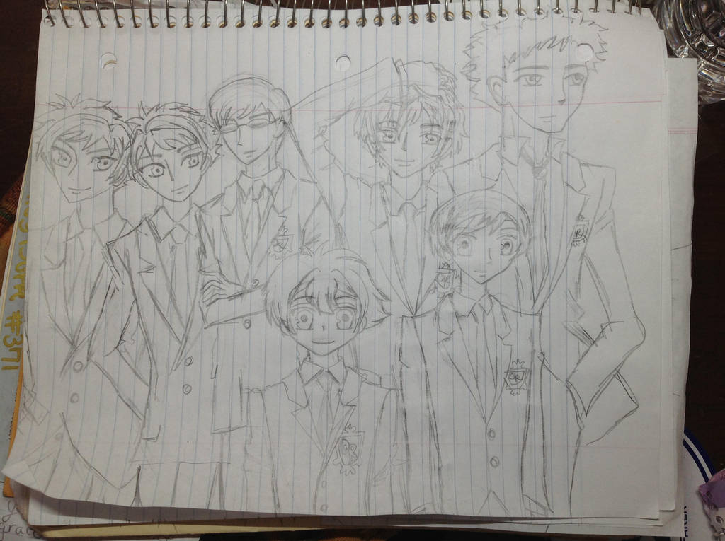 Ouran Highschool Host Club by sdcu