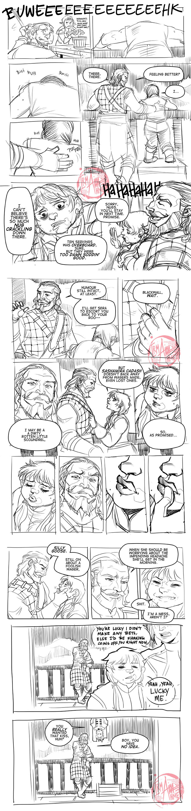 DA:I - Drinking Contest Aftermath by aimo