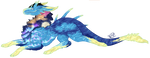 Space+blue Tang by StormyandRescuer