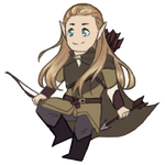 Cutesie Legolas by StormyandRescuer