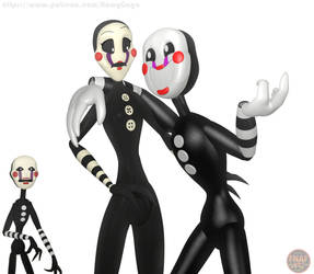 The Marionettes IN 3D! (Recreation) by NamyGaga