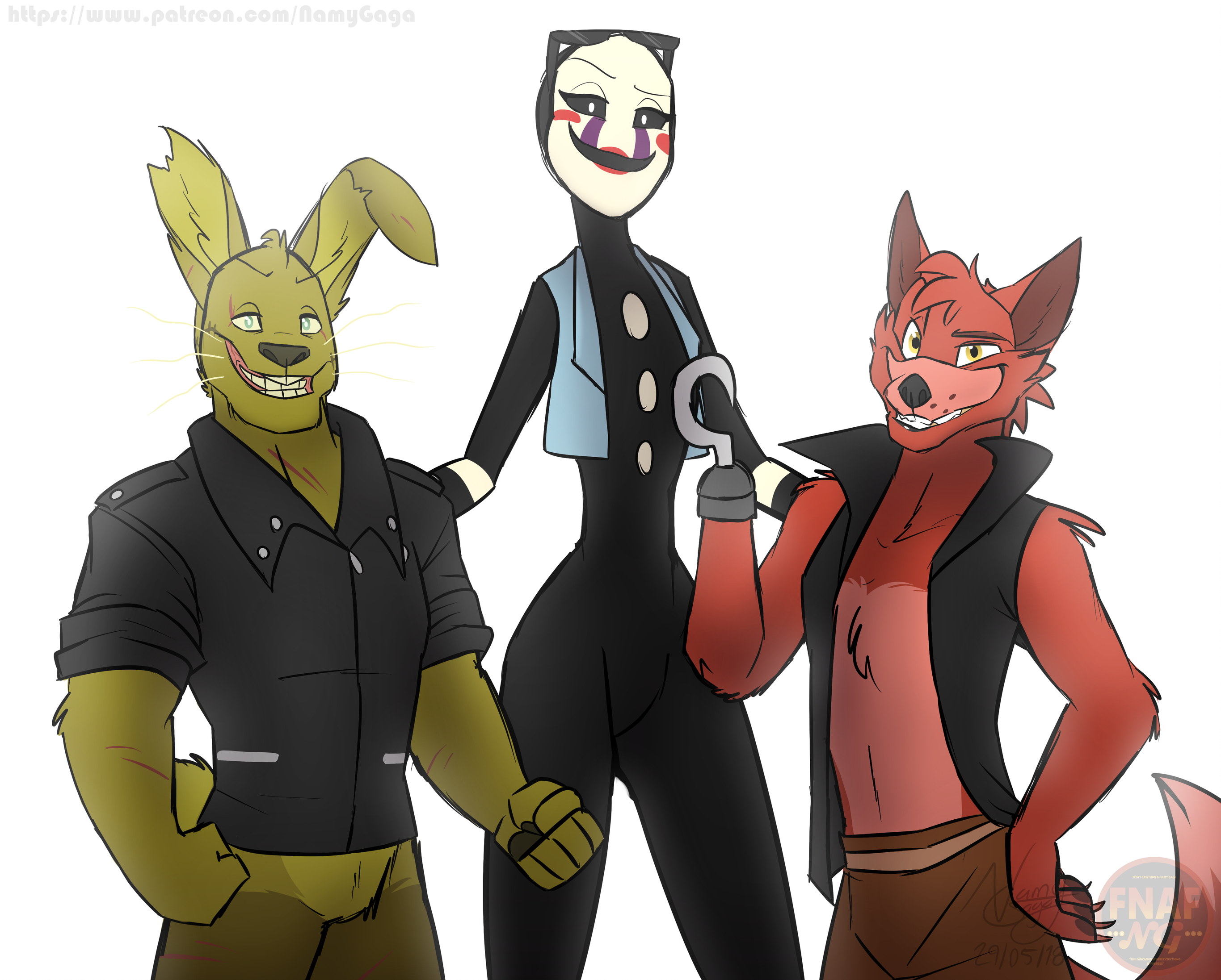 FNAFNG_Rude Family by NamyGaga on DeviantArt