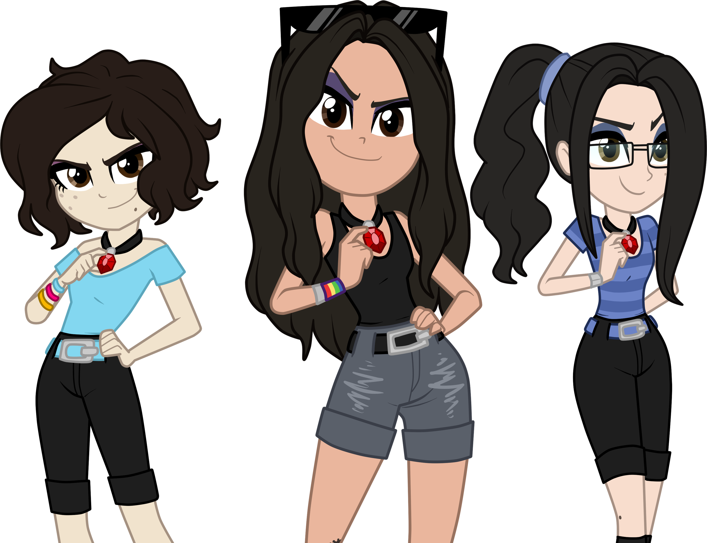 More Youtubers As the Rainbooms by NamyG on DeviantArt