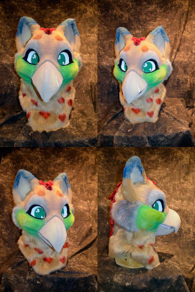 Luna the Gryphon Head by temperance