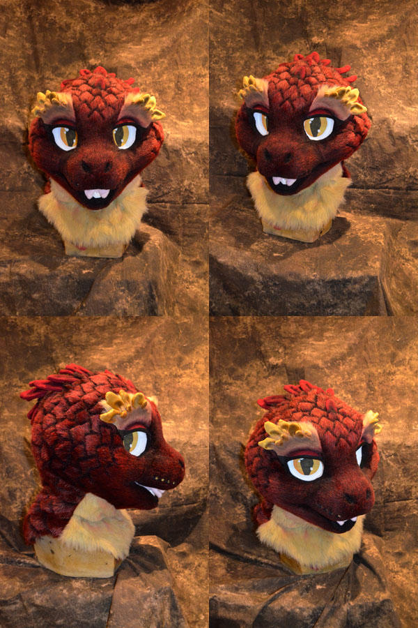 Naan the Quetzalcoatl Head by temperance