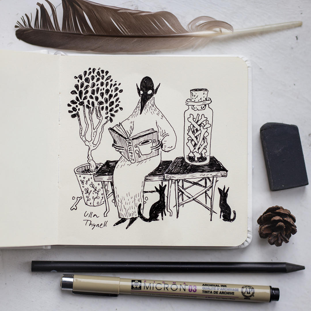 Inktober 06 / 2018 by ullakko