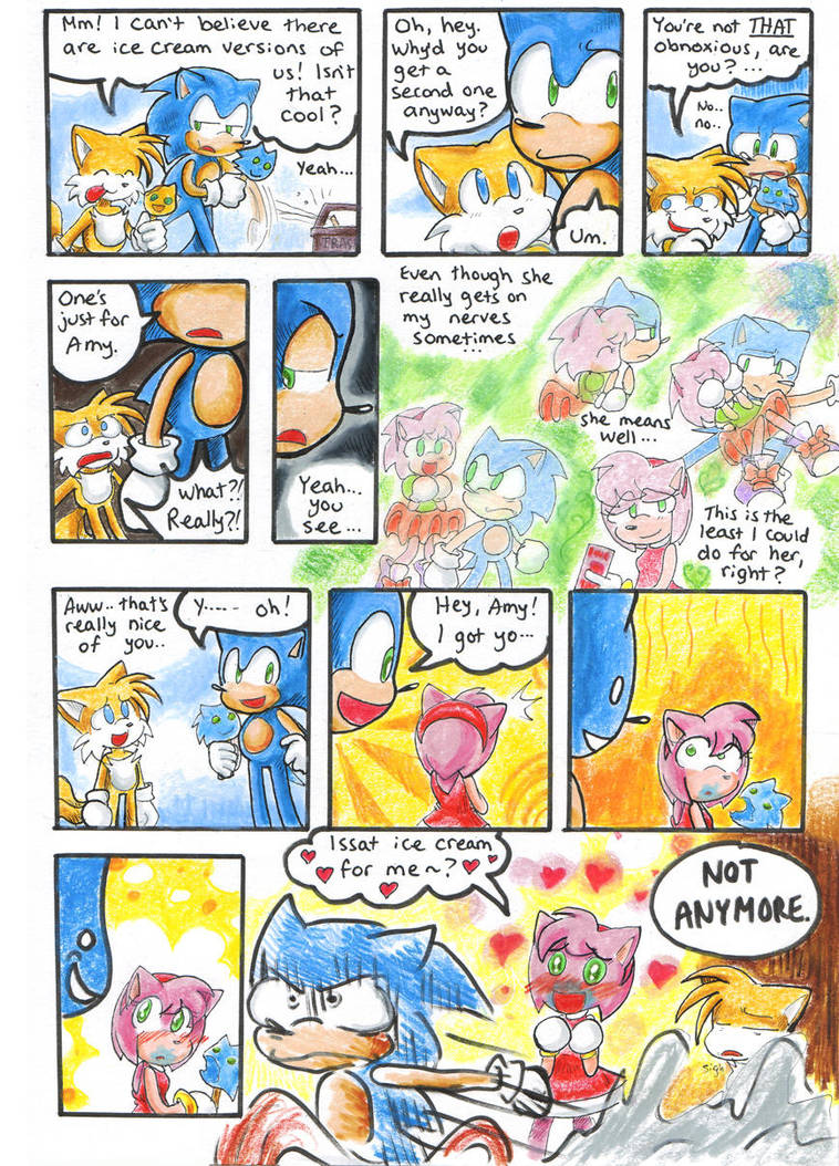 Ice Cream - Sonic Comic. by taeshilh on DeviantArt