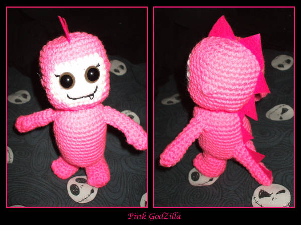 Pink GodZilla by Xphronvistle