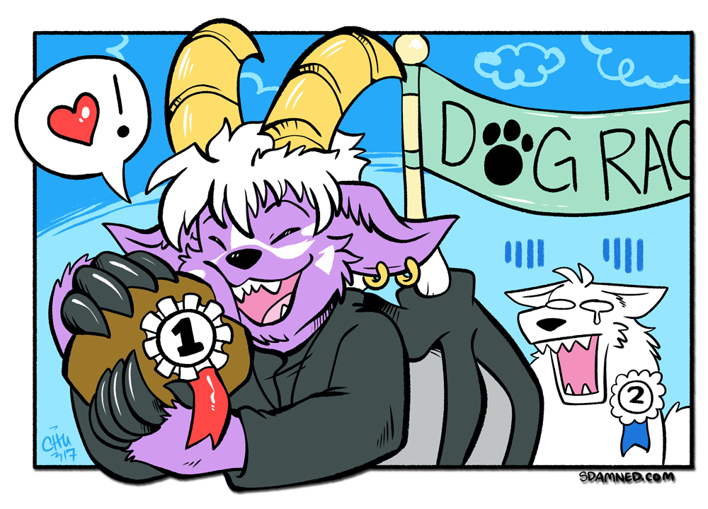 Dog Race Champ by raizy