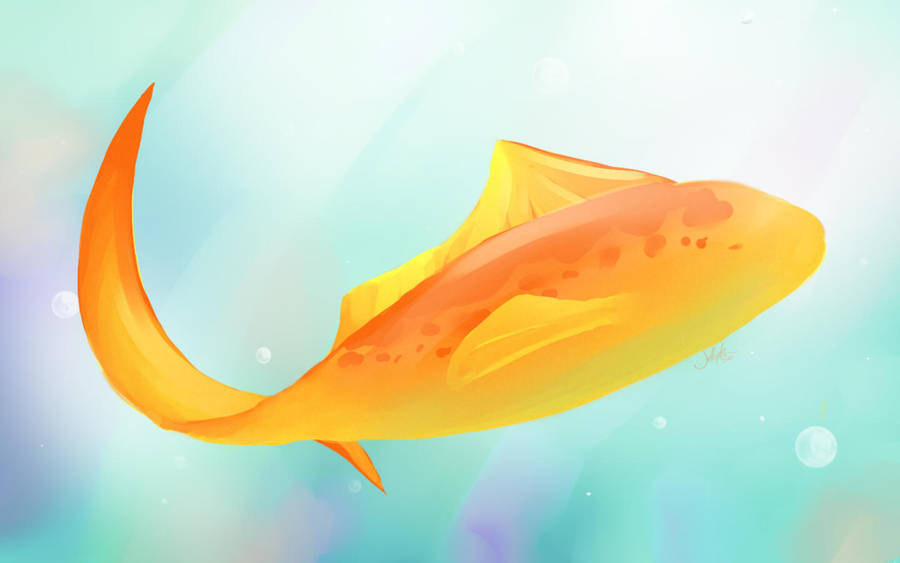 Orange fish by Jellyka