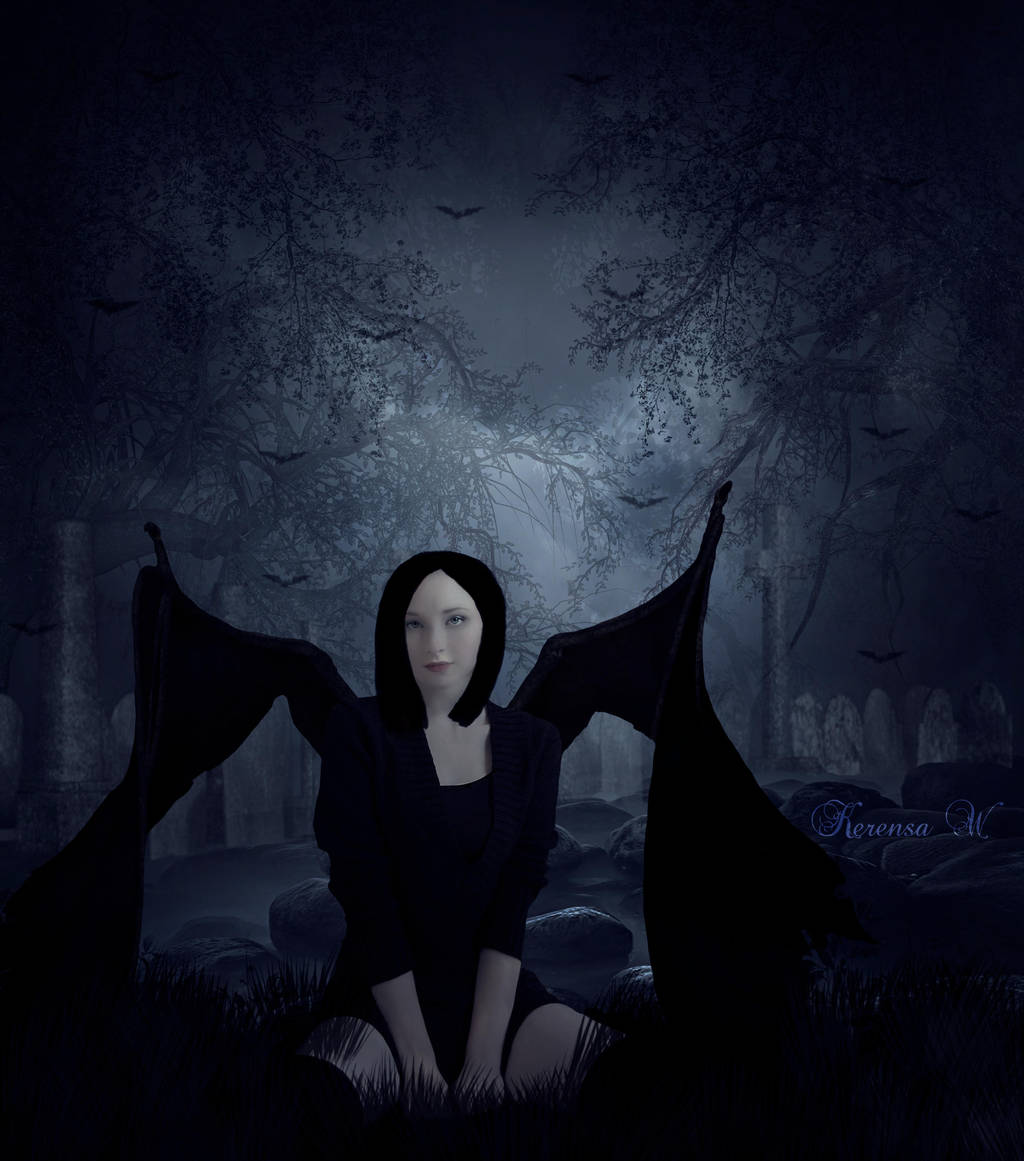IN THE GRAVEYARD by KerensaW