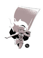 Supergirl Doodle by mikemaihack