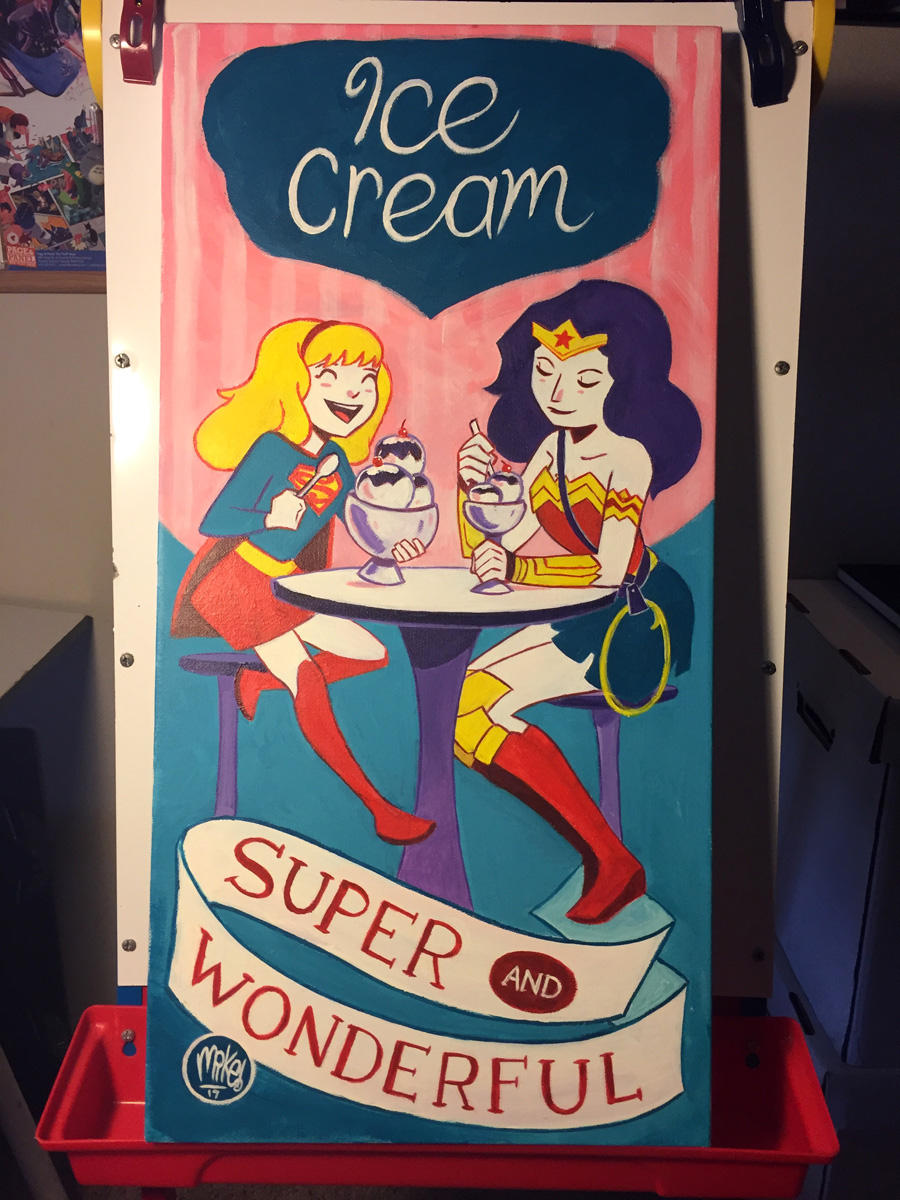 Ice Cream is Super and Wonderful by mikemaihack