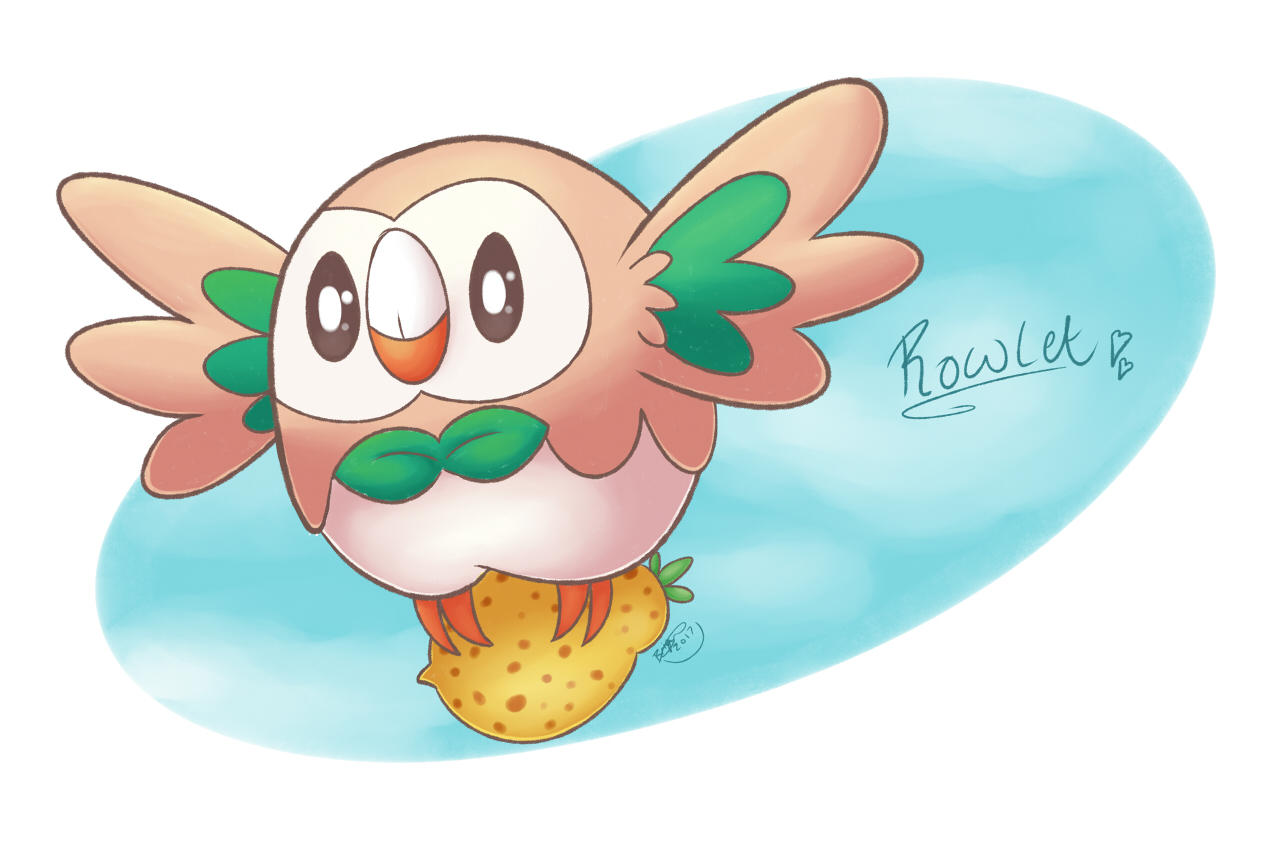 Rowlet's Treat by pdutogepi