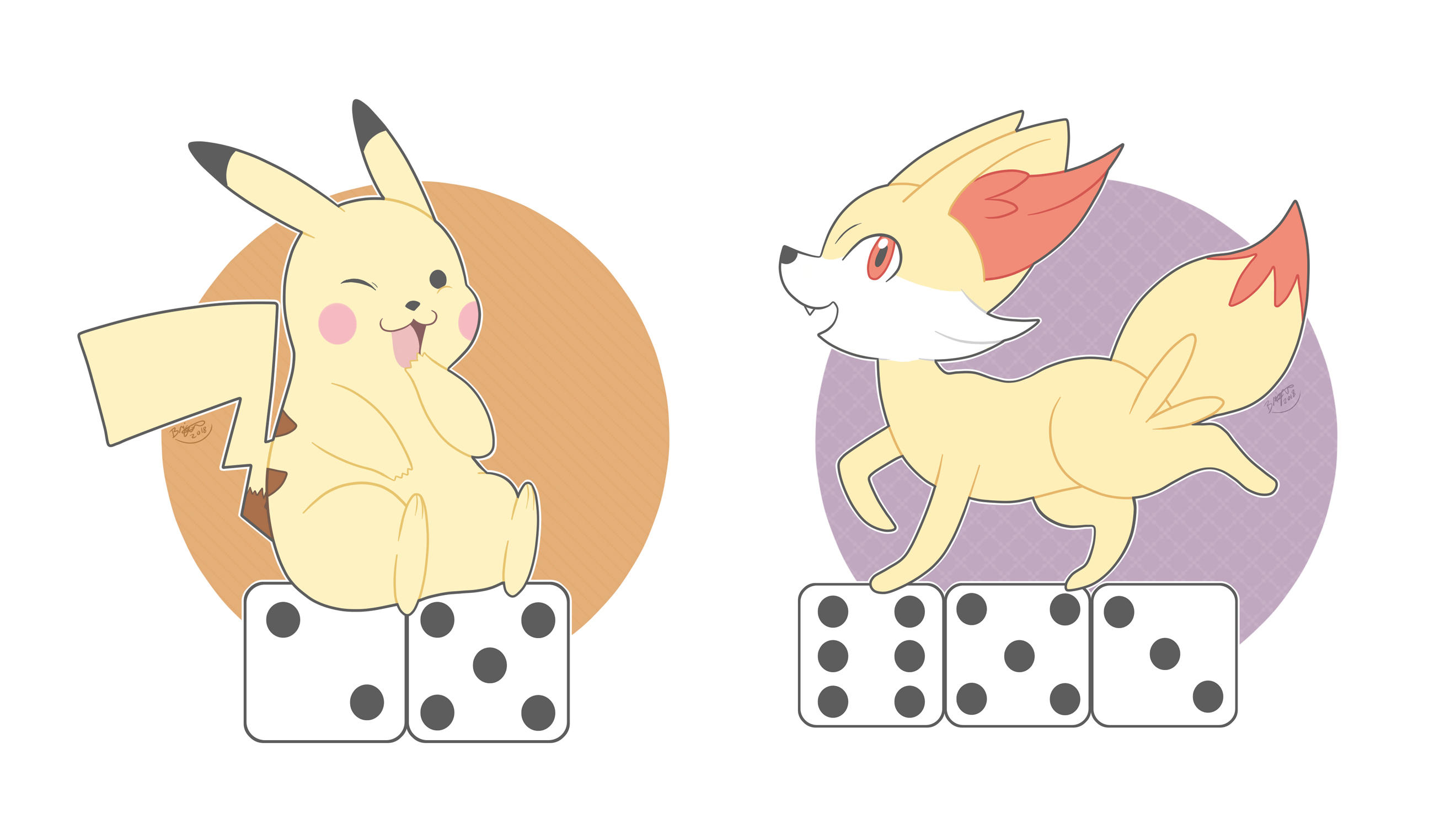 Pokemon and Dice by pdutogepi