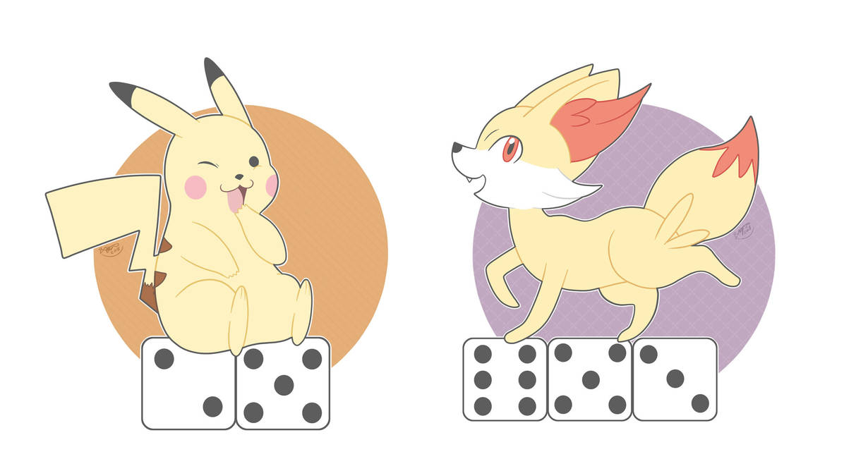 Pokemon and Dice by pdutogepi