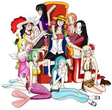 60k hits Luffy harem v2 by Hapuriainen