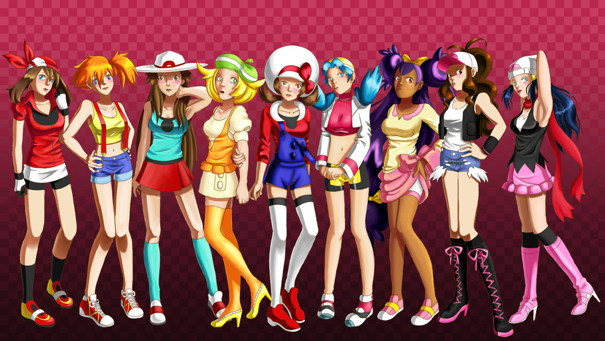 2M hits Pokemon girls by Hapuriainen on DeviantArt