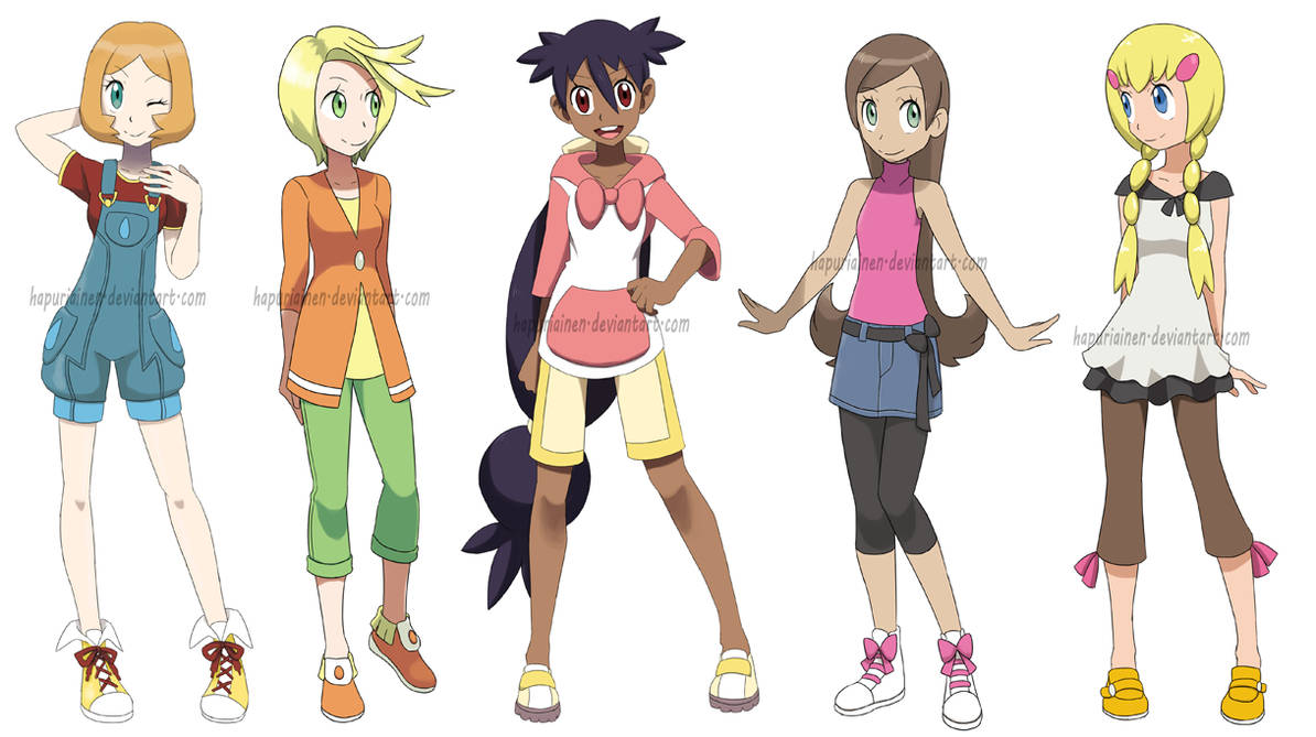 Pokegirls Alt Outfits 2 By Hapuriainen On Deviantart