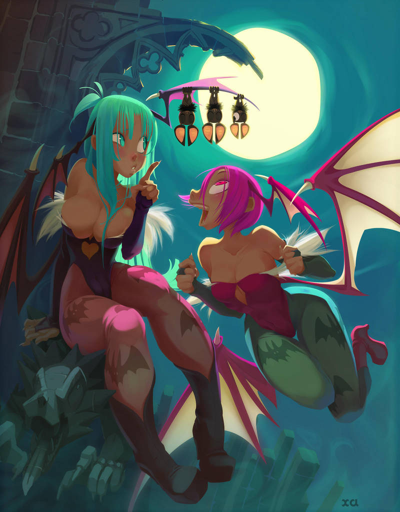 Lilith morrigan and Co by xa-xa-xa