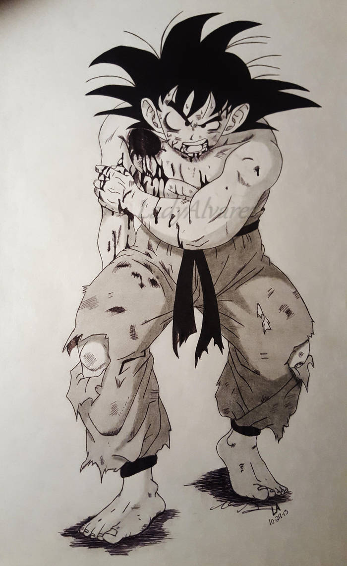 Goku by LadyAlvarez