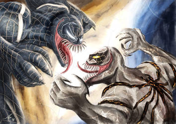 Venom vs Anti-Venom by alecyl