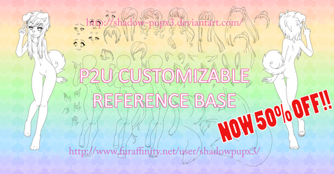 *ON SALE* P2U Customizable Reference Base! by Shadow-PupX3