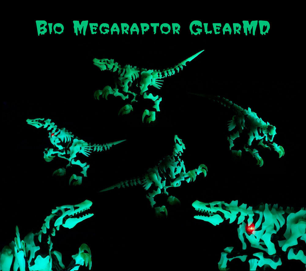 Glowey Megaraptor by GhostLiger