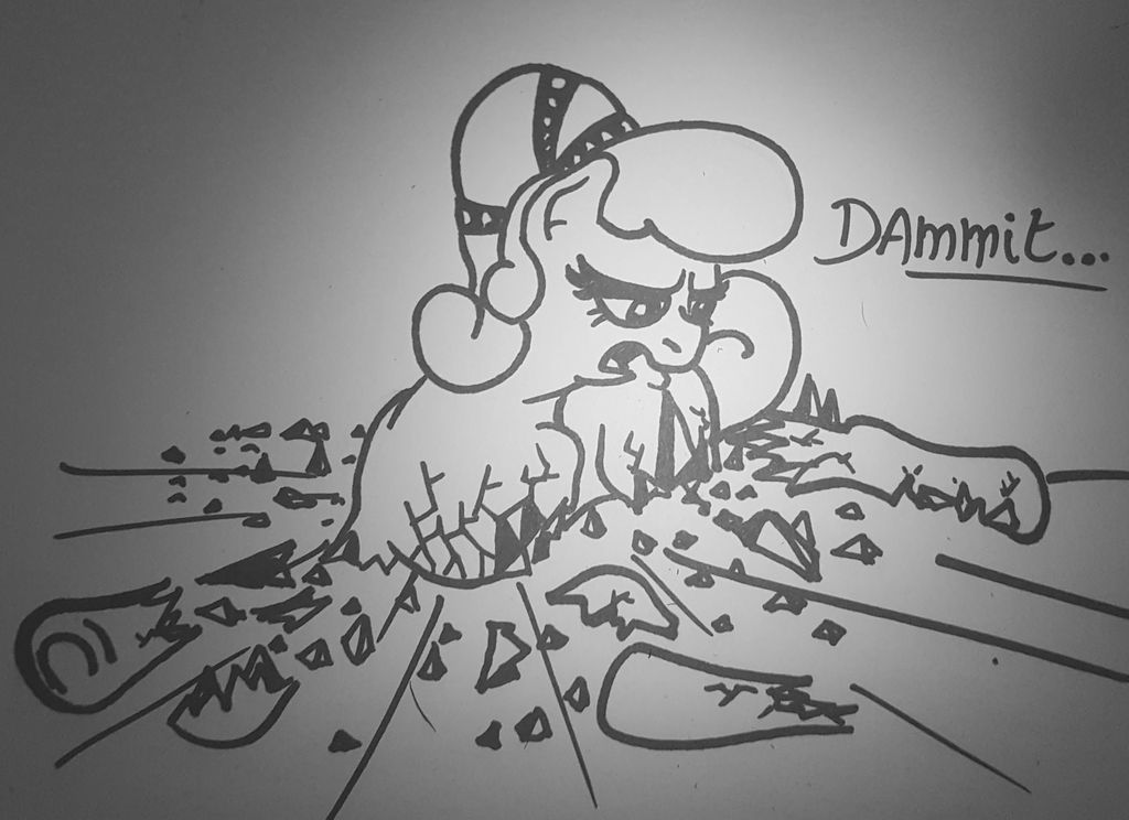 Inktober 12/10/2017 : Shattered by khajiit4444