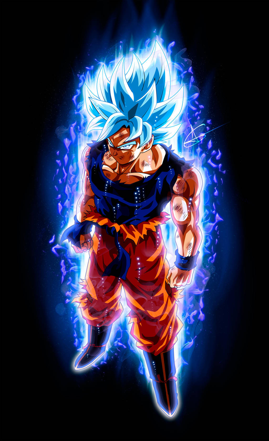 Goku Ultra Instinct SSJ Blue by ArlesonLui on DeviantArt