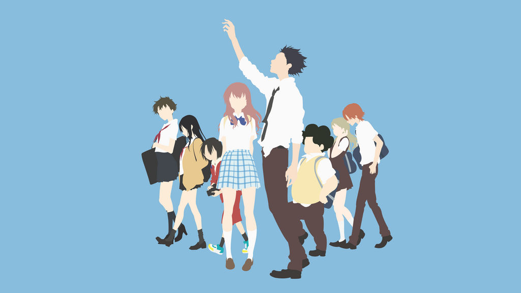 Koe no Katachi | Collab Wallpaper by ncoll36