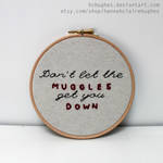 Don't let the muggles get you down - hoop by HCHughes