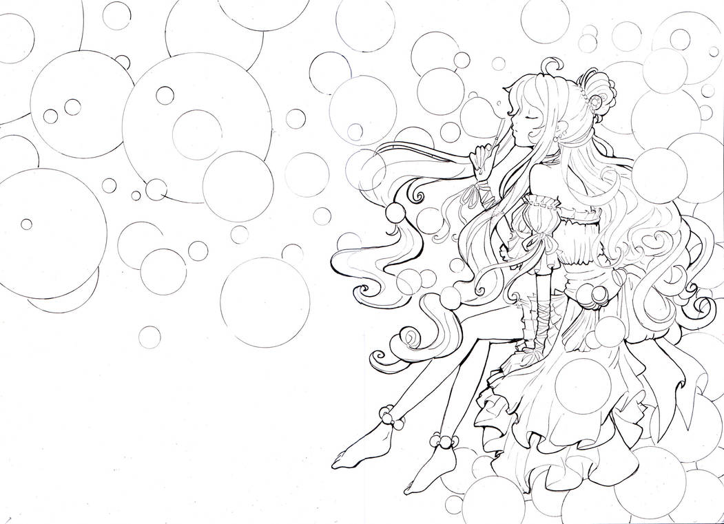 Bubble princess line by Namtia
