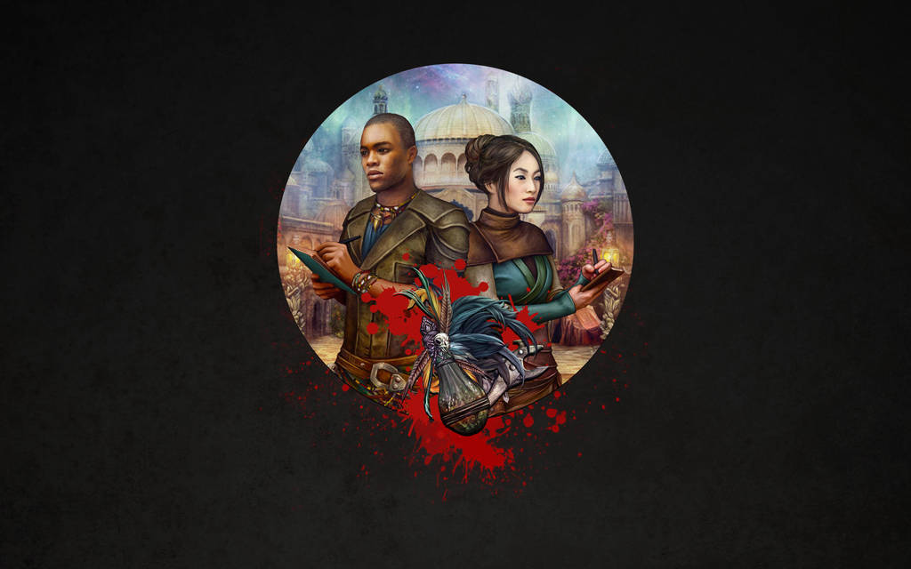 Solstice Wallpaper: Galen and Yani by vinegar
