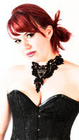 Red hair and corsets by BikeBoyPunk