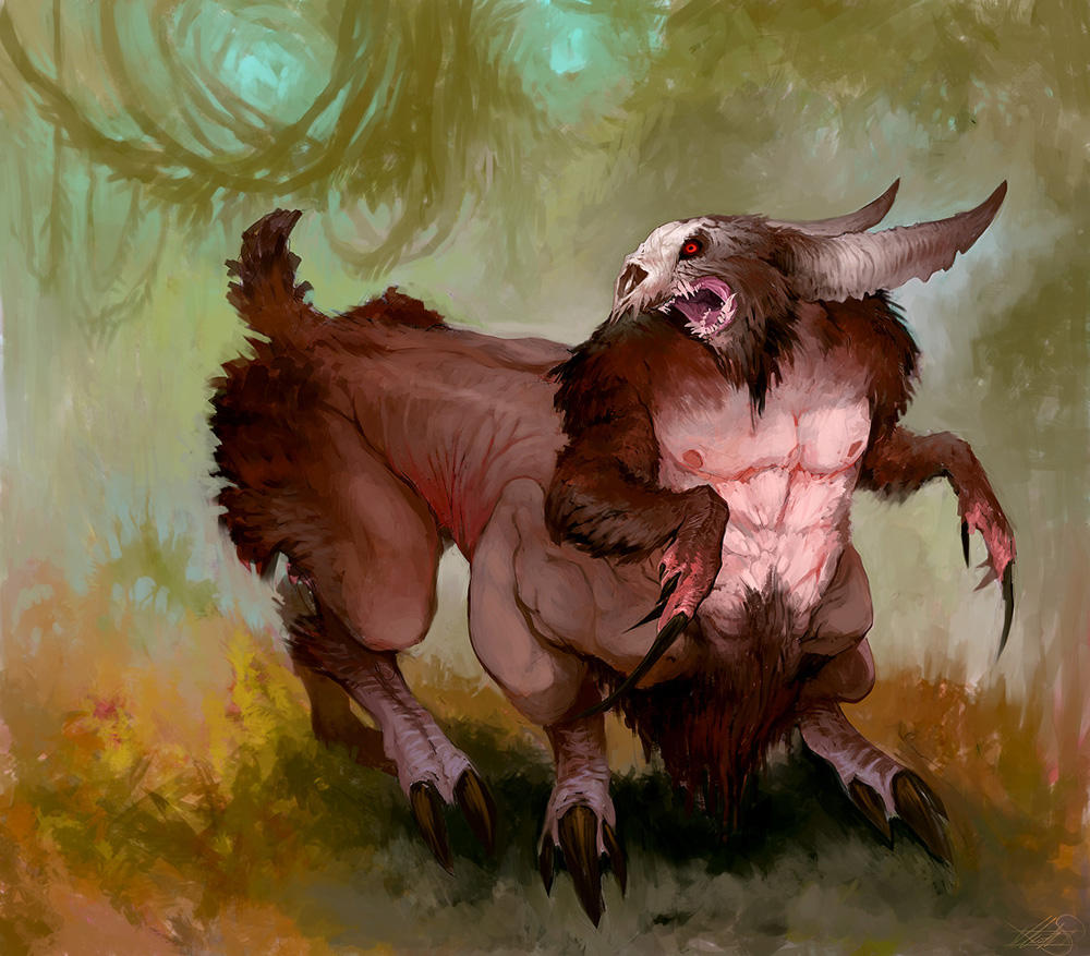 Creature: Satyr Slayer by DefiledVisions