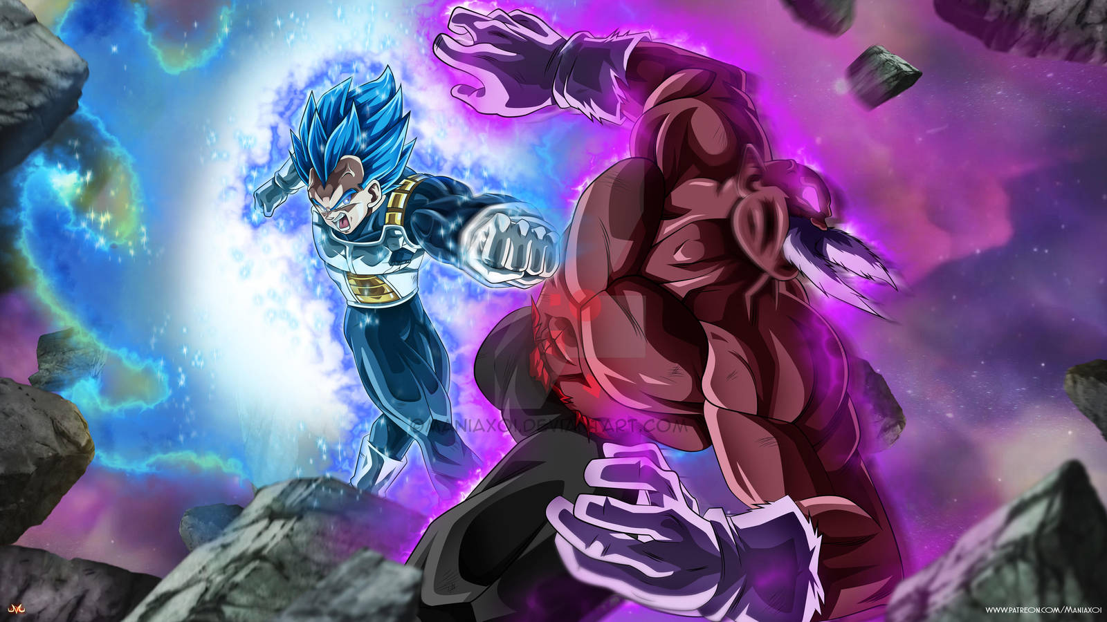 Vegeta full power Vs Toppo by Maniaxoi on DeviantArt