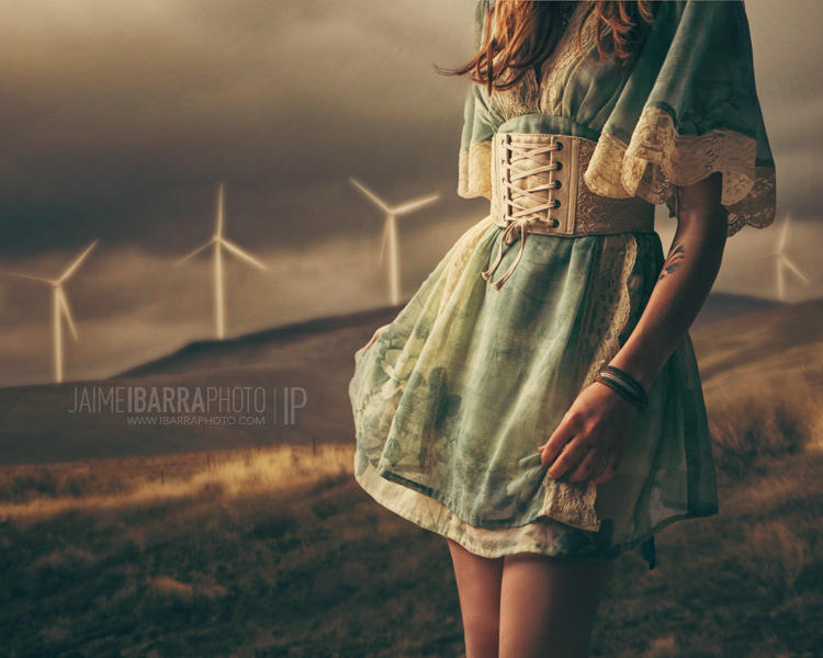 Windmills and the Willow by JaimeIbarra