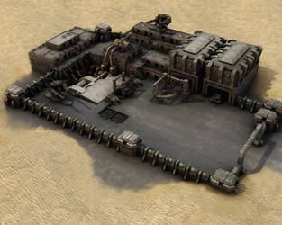 Military Desert Outpost MK1 by eRe4s3r