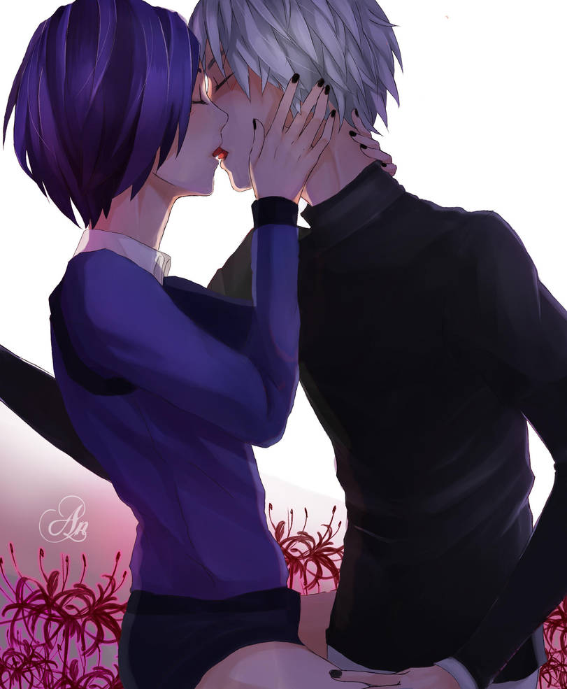 Cute Kaneki And Touka Wwwtopsimagescom