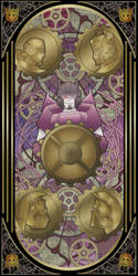 Transformers Tarot cards: The Wheel of Fortune by Chibininja1917